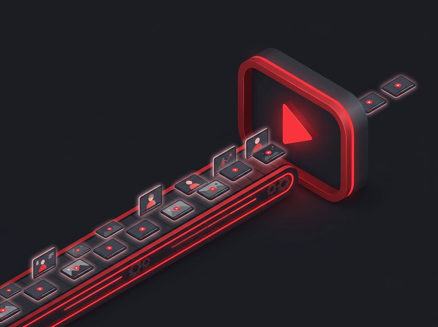Faceless channel automated video production